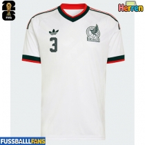 Mexiko Cesar Montes #3 Auswärtstrikot EM 2024 Kurzarm